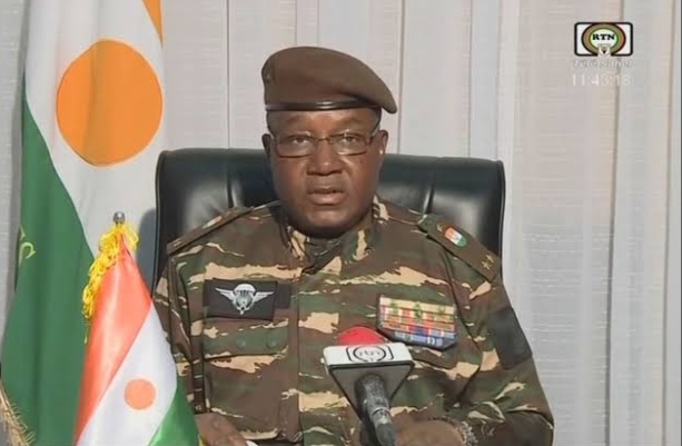 Niger military junta leader Abdourahamane Tchiani addresses the nation about the state of affairs regarding the French exit