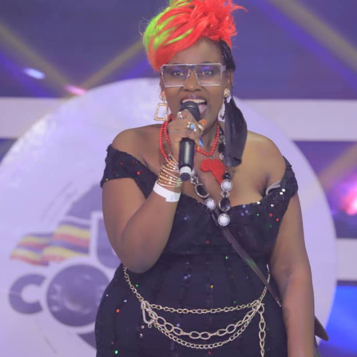 Straka Mwezi on stage during last weekend's Ug Connect Concert 