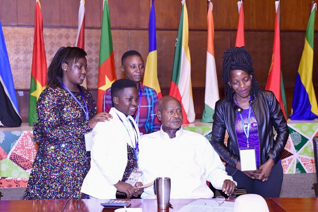 Museveni meets Esther and Ezekiel 