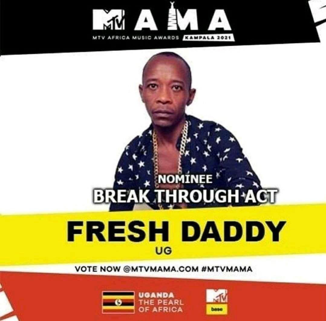 poster showing Fresh Daddy's nomination 