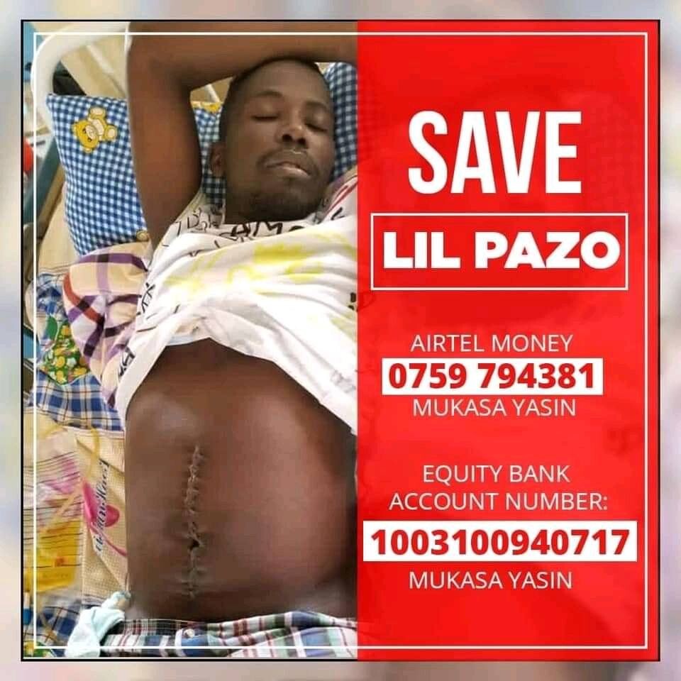 poster Lil Pazo's wife sent out to the media 