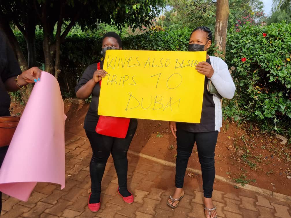 Kampala wives protest