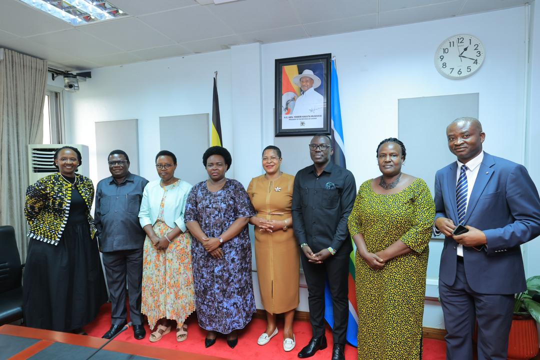 EALA Members - Uganda Chapter, pay a courtesy call to the Speaker of Uganda's Parliament Rt. Hon. Anita Annet Among.