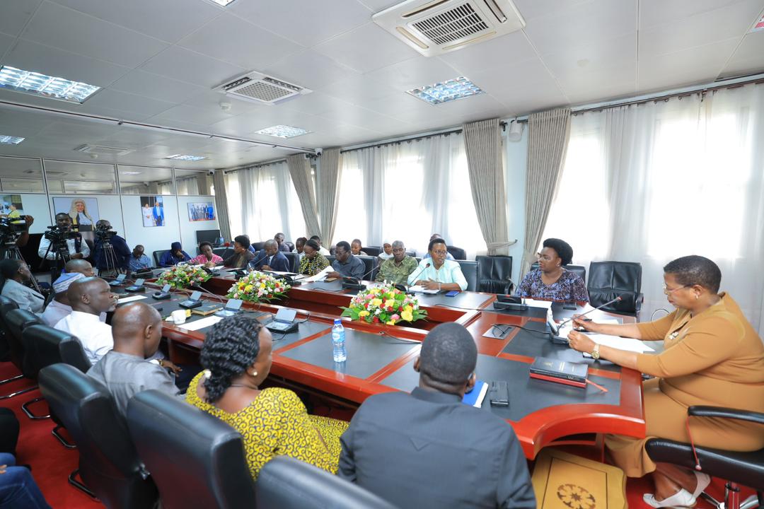 EALA Members - Uganda Chapter, pay a courtesy call to the Speaker of Uganda's Parliament Rt. Hon. Anita Annet Among.