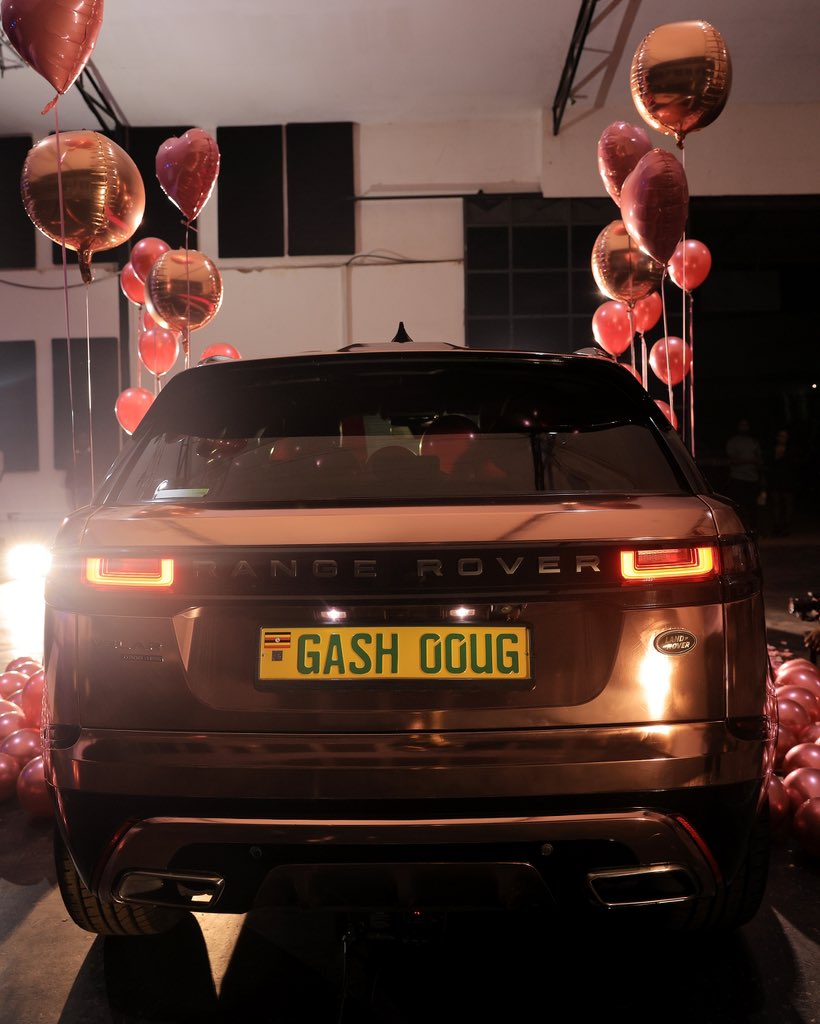 Sheila Gashumba Range Rover Velar car