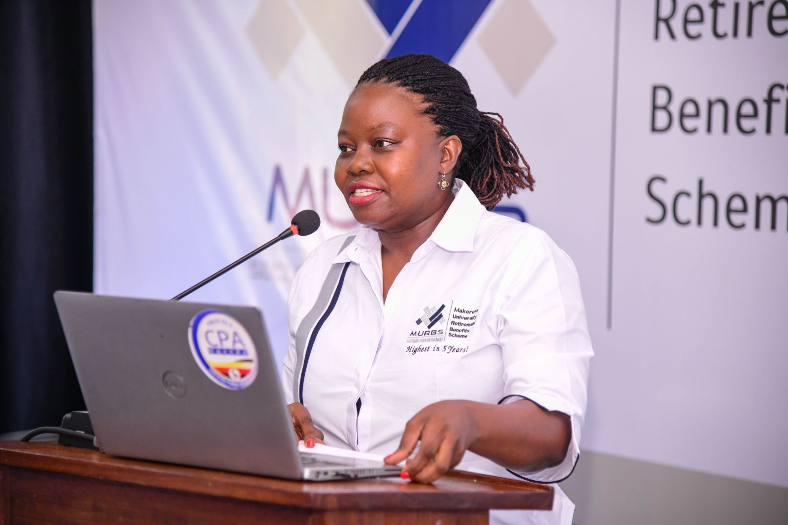 The Chairperson Board of Trustees, Dr. Elizabeth Patricia Nansubuga 