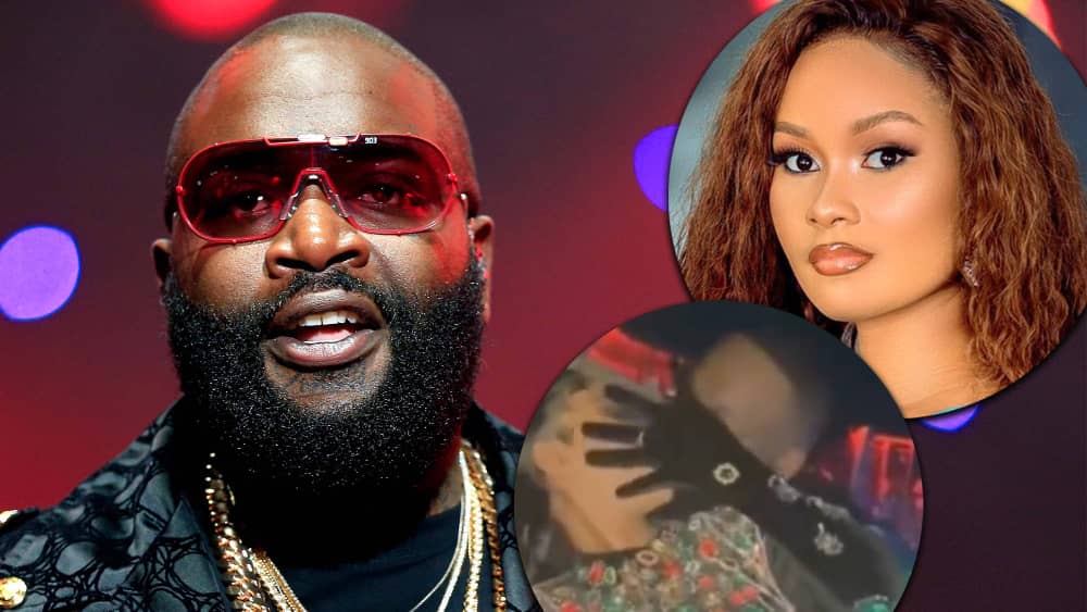 RICK Ross Chewing Life With Hamisa Mobetto