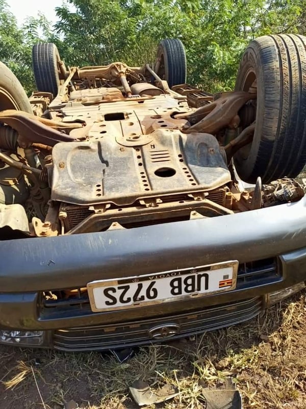 Okot's Ddstroyed Car 