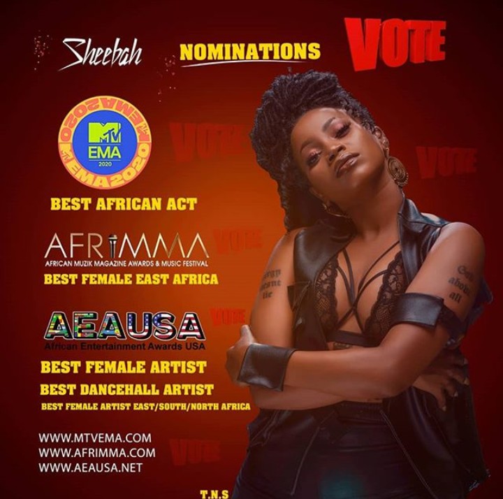 Sheebah Karungi nominated 