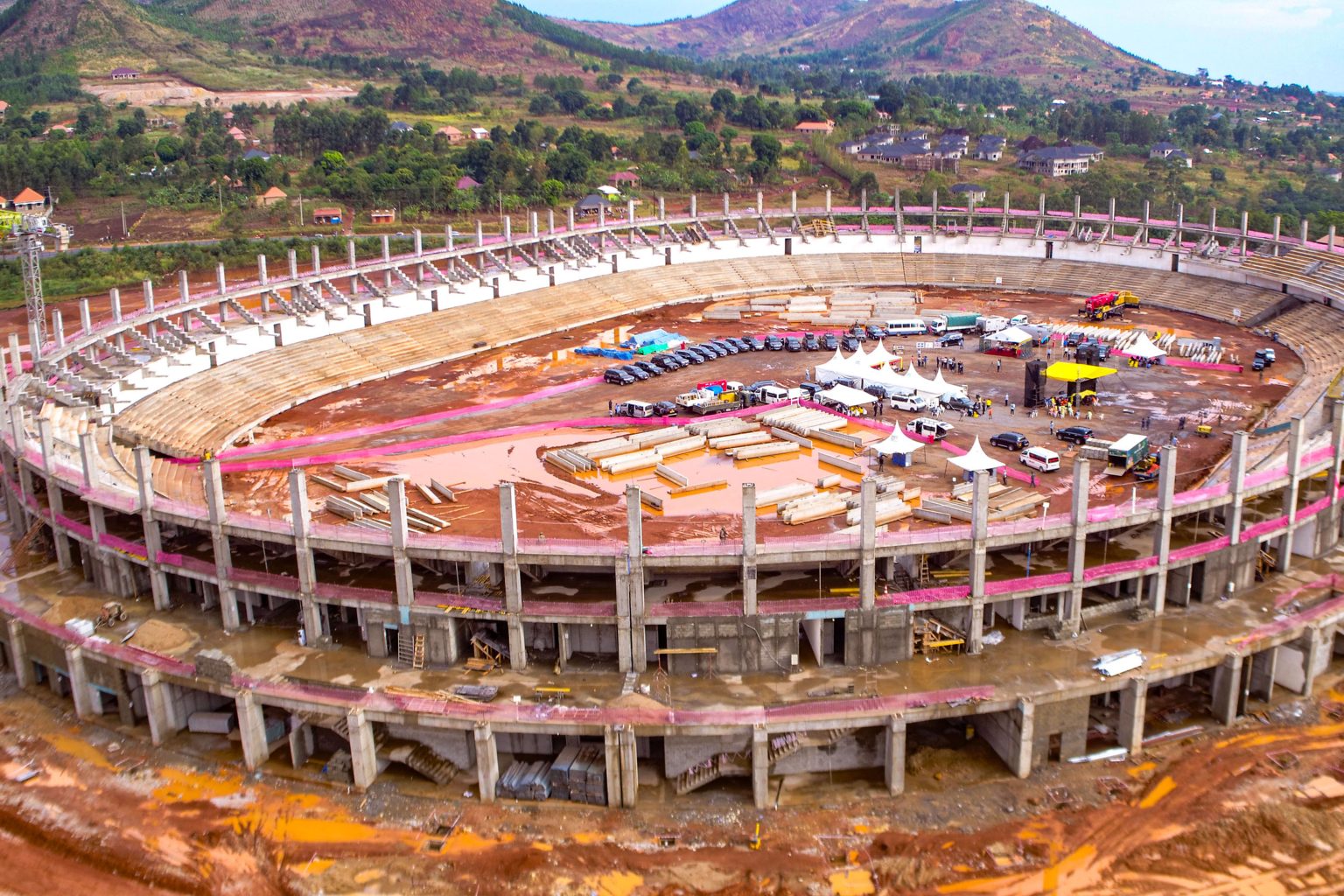 Hoima City Stadium Under Construction Hoima City.