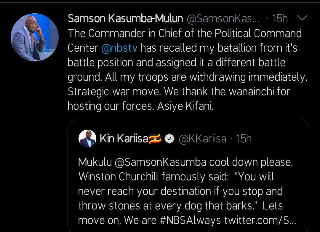 Samson Kasumba ATTACKS Bobiwine.