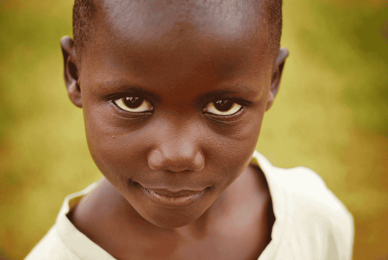 a Ugandan child