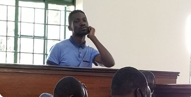 Kyagulanyi spits fire during court hearing.