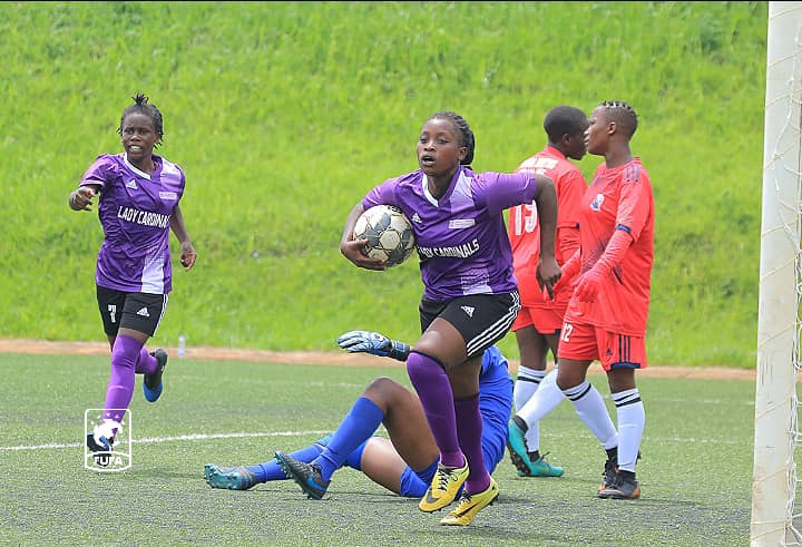 FWSL: UCU Lady Cardinals Outclass Uganda Martyrs LWFC To Reach Finals.