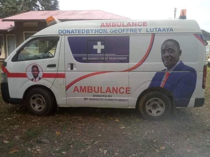 Geoffrey Lutaya joins the Ambulance donation queue