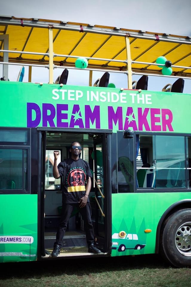 Mr Eazi jets into Uganda on Dream maker ambassadorial duty.