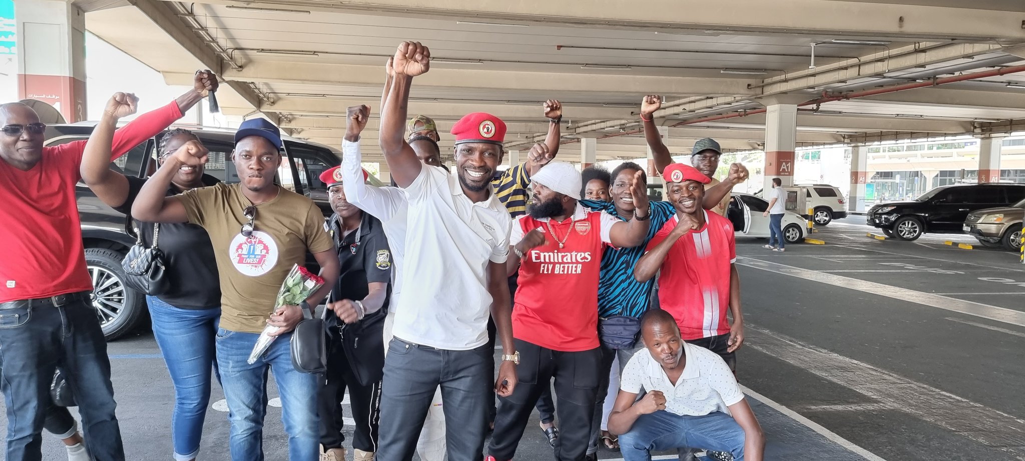 Bobi Wine finally freed in Dubai after hours of being detained at Airport!