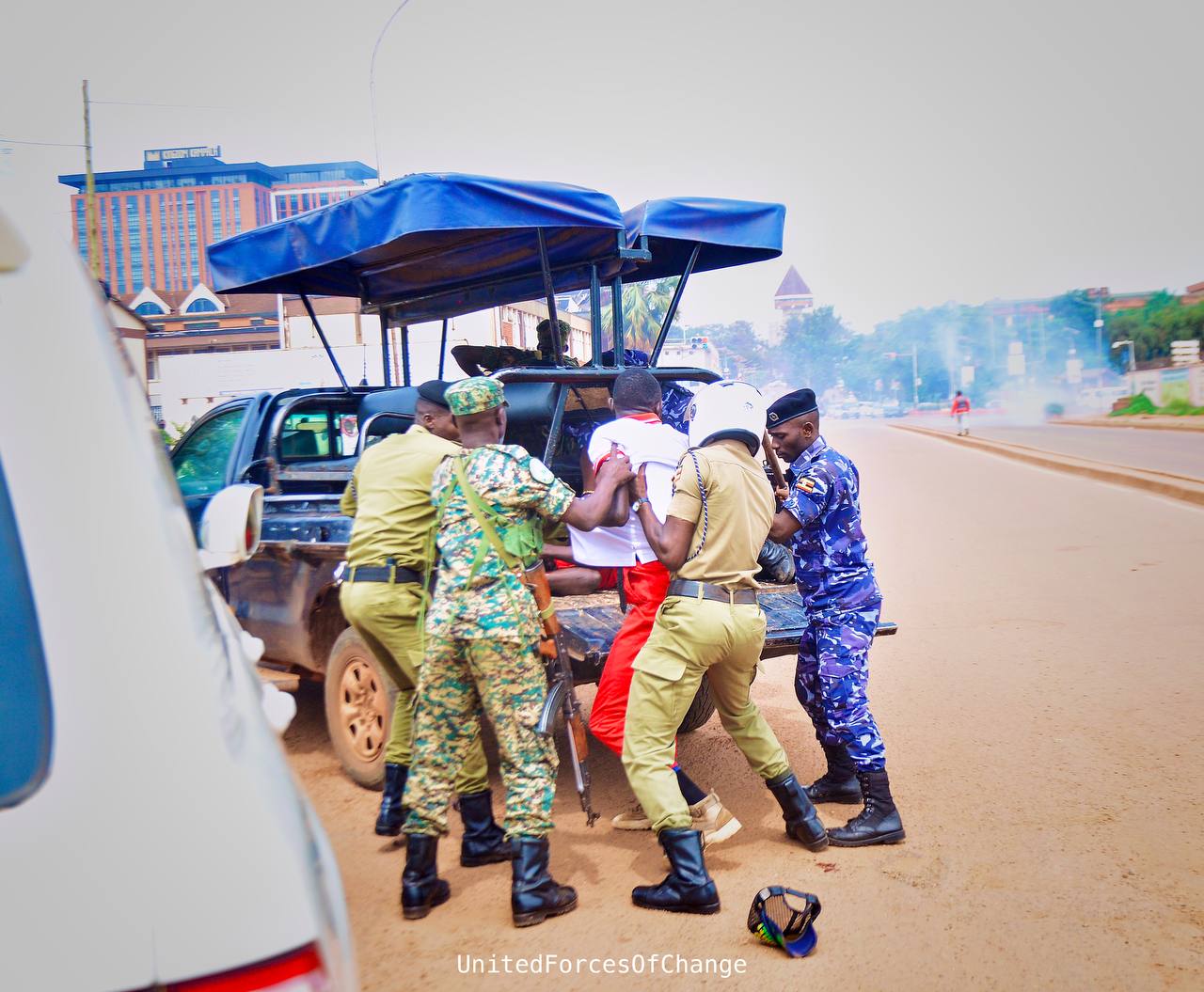 Police ends United Forces of Change group Prayer Day in Tears! 