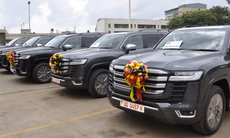 Rebecca Kadaga and her finally picked car from Parliament!