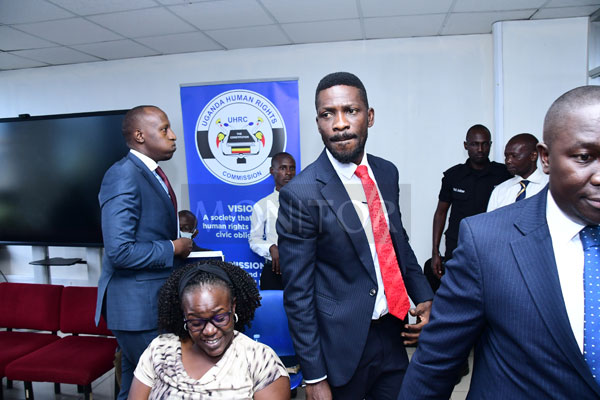 Kyagulanyi Walks Out on UHRC Tribunal Over Delays