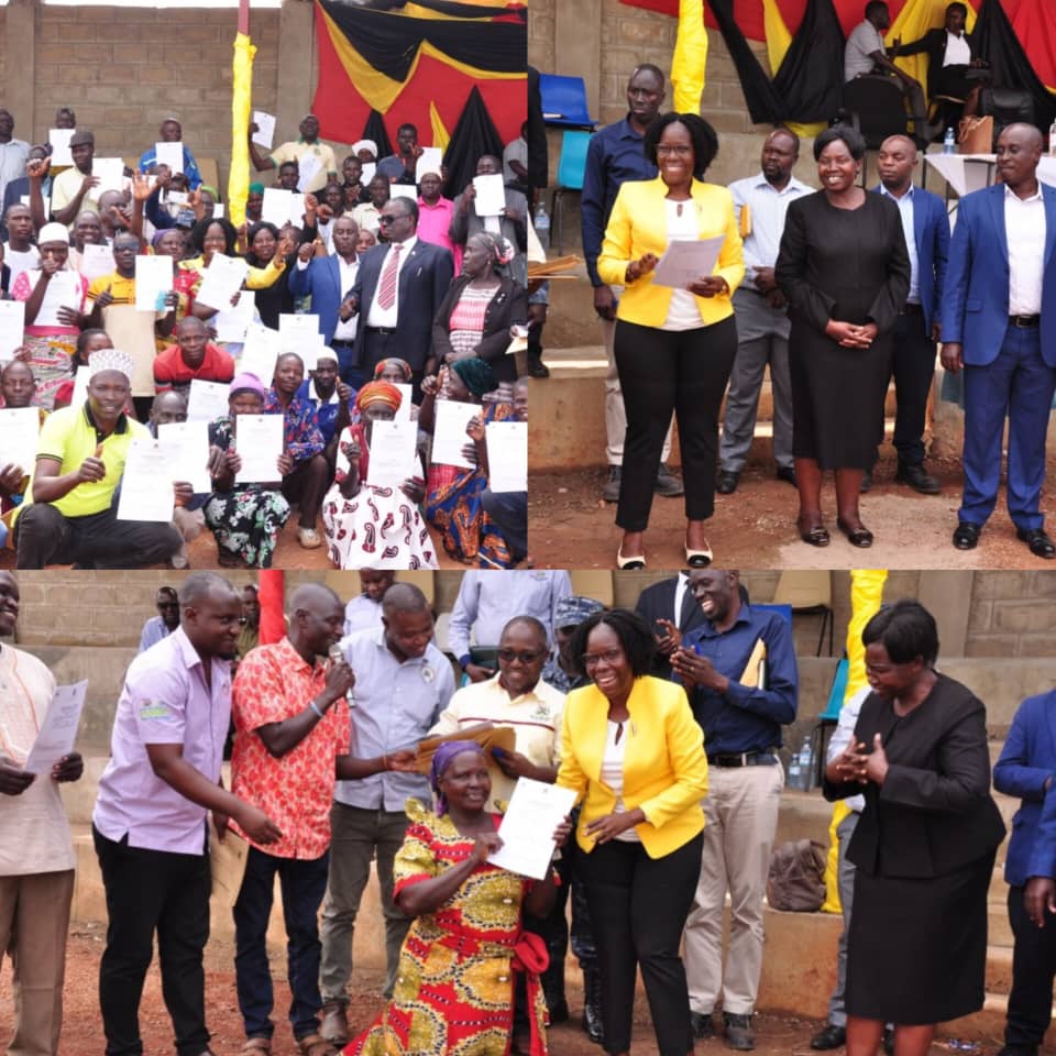 Lamwo Residents Celebrate New Infrastructure Projects with Freehold Titles, Market, and Road