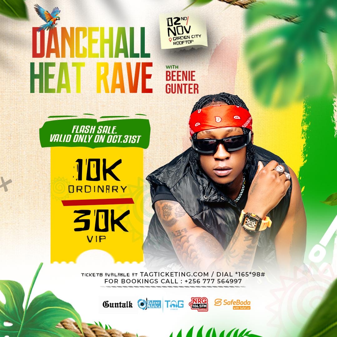 DANCEHALL HEAT RAVE TICKET FLASH SALE: A NIGHT YOU CAN